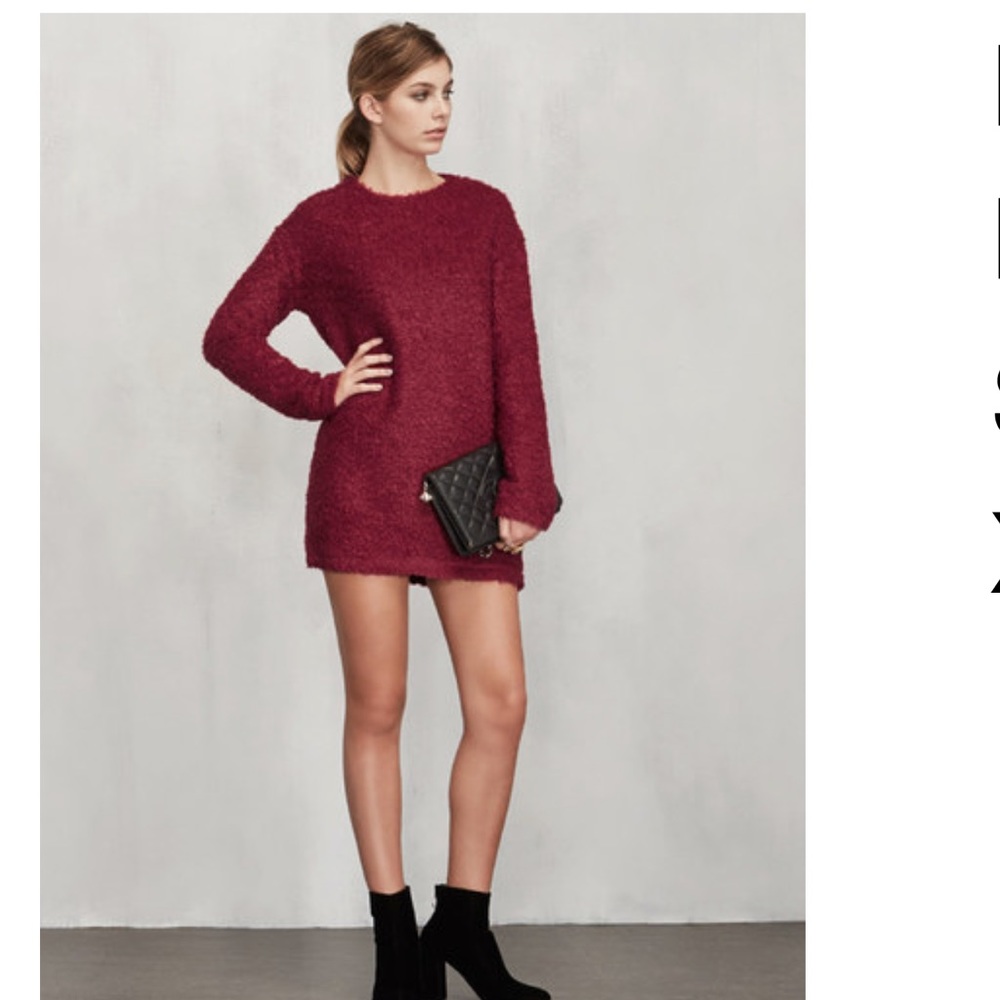 Reformation Louie Dress - in Sriracha